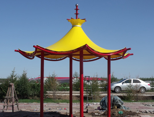長春膜結(jié)構(gòu)設(shè)計：色彩艷麗，打造獨特景觀