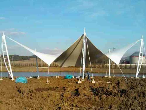 吉林長春膜結(jié)構(gòu)建造在沙地應(yīng)該如何固定？